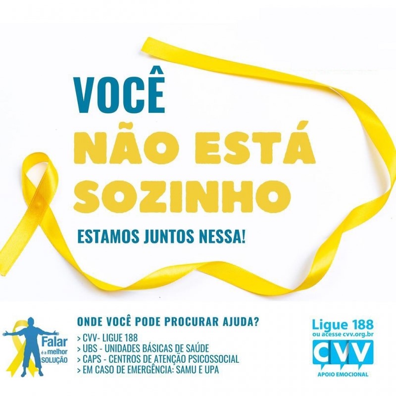 Setembro Amarelo a valorização da vida Garça Online Seu portal de