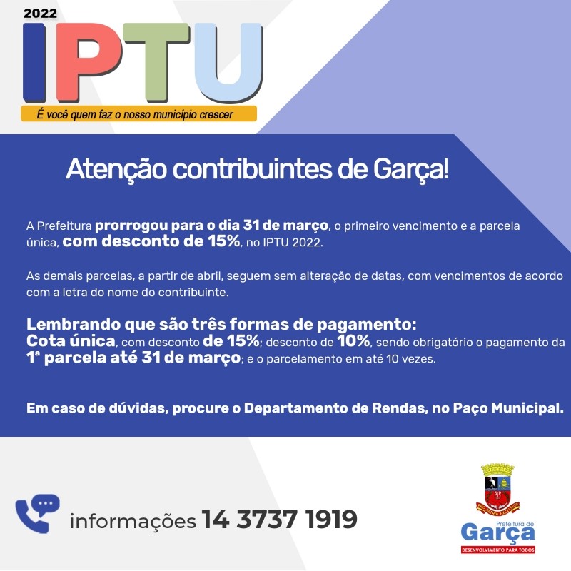 Iptu O Prazo Para Pagamento Da Parcela E Da Cota Nica Com Desconto De Vence Amanh