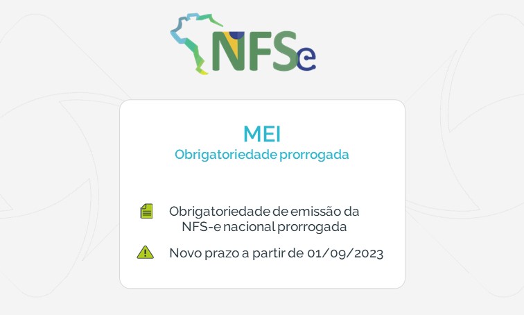 MEI's já podem emitir NFS-E no padrão nacional