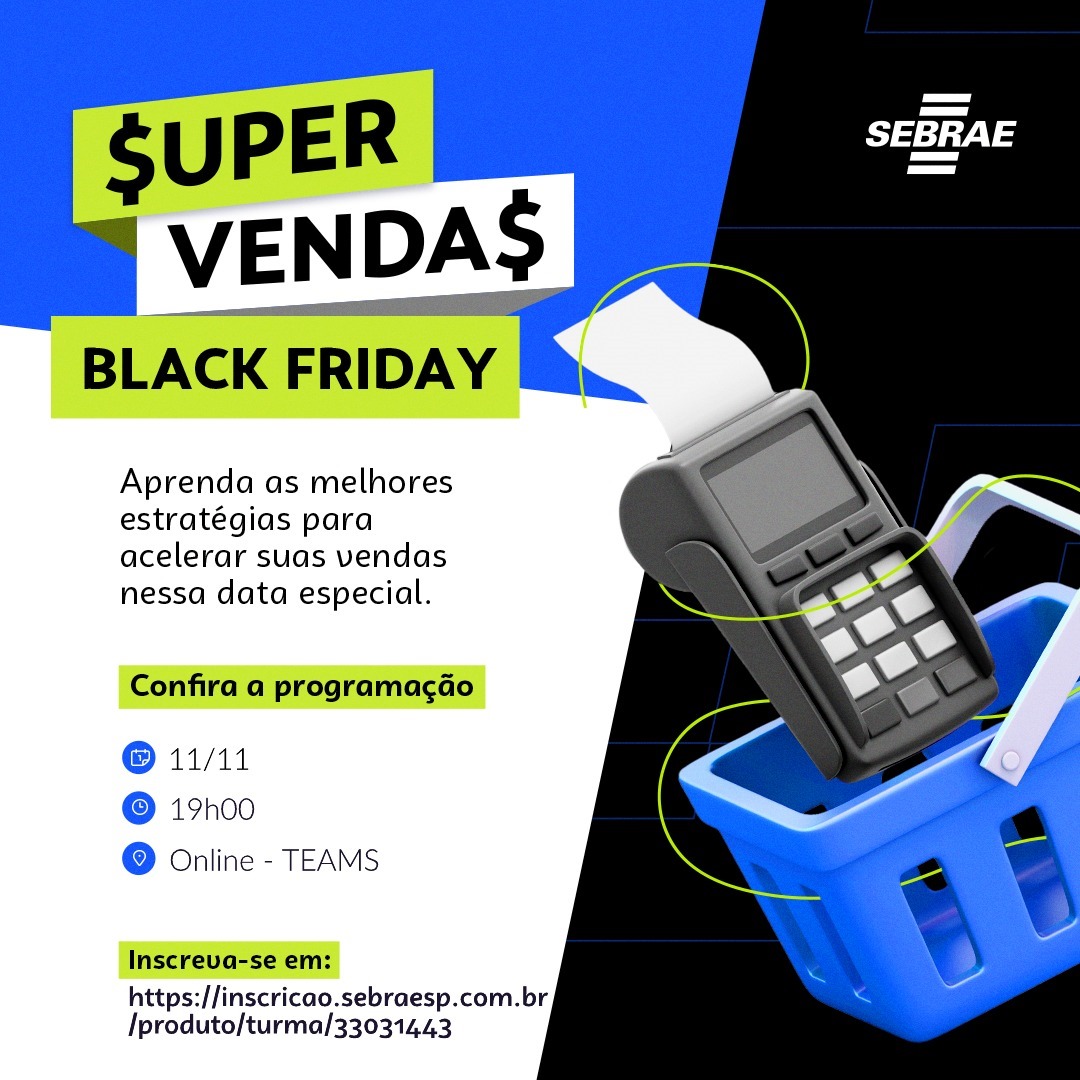  ACIG fala sobre curso Sebrae: estratégias para empresas alavancarem as vendas na Black Friday