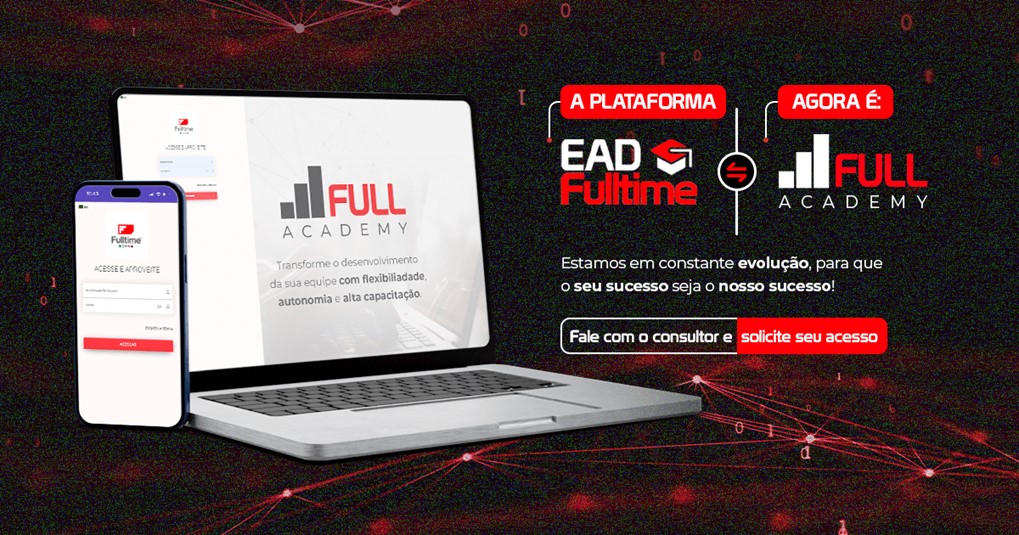 Chegou a Full Academy: sua nova plataforma completa para capacitação e sucesso!