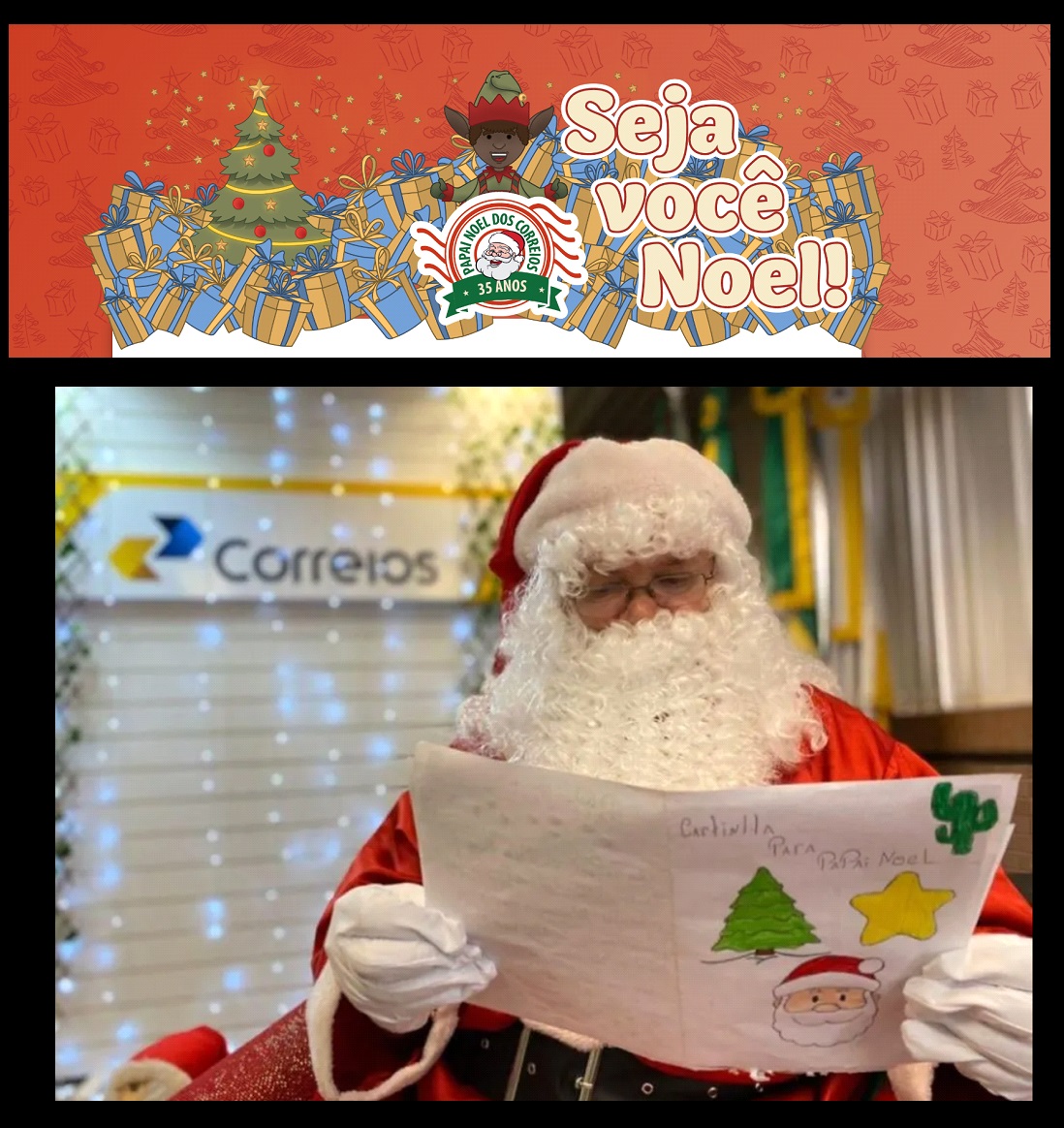 Campanha Papai Noel dos Correios já recebe cartinhas