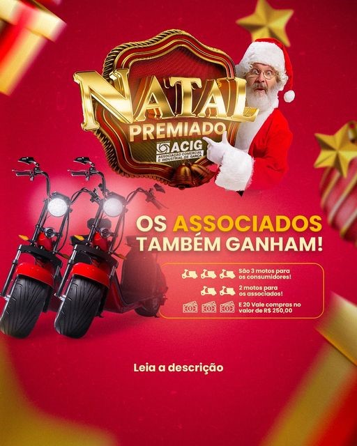 Natal Premiado ACIG: cupons já estão sendo distribuídos 