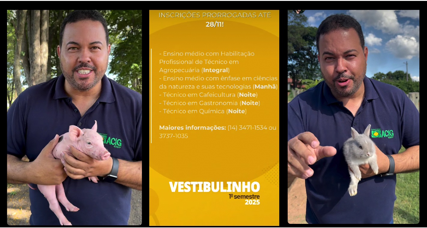 Depois de prorrogado, termina hoje prazo para inscrição do Vestibulinho Etec 1.º Semestre 2025: em Garça são 575 vagas