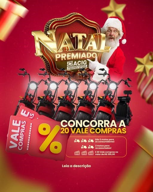 Sorteio de Natal ACIG: campanha continua movimentando o comércio garcense