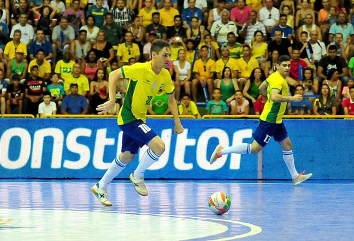 Futsal é a segunda modalidade esportiva mais disputada no Brasil